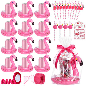 Sanwuta flamingo inflatable drink coaster adds tropical vibes to classroom celebrations.