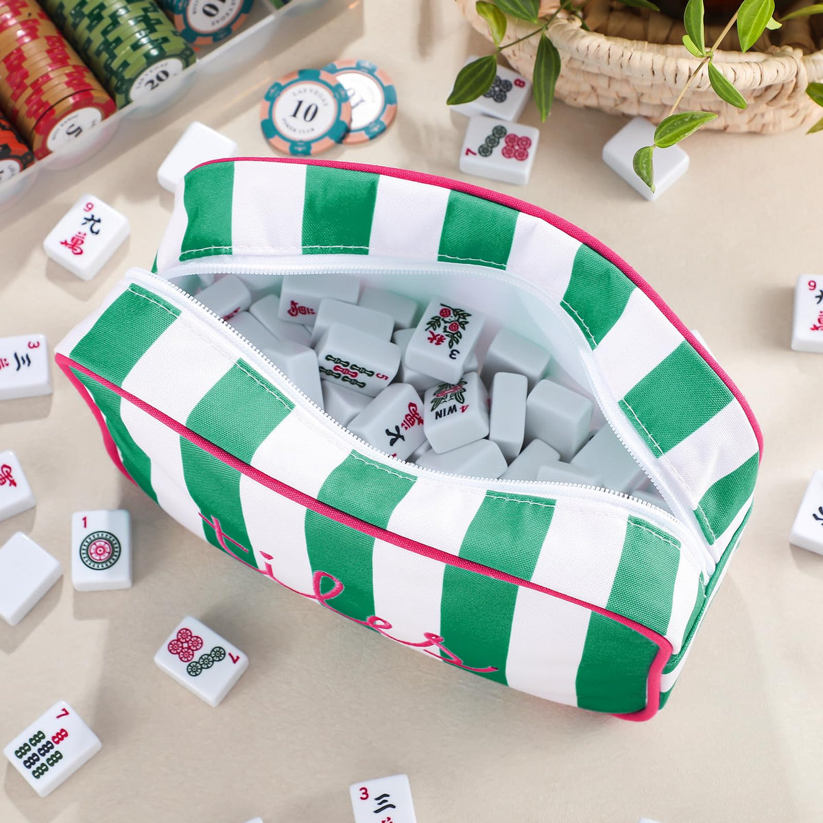 Sanwuta elegant embroidered design adds style to game nights and events.