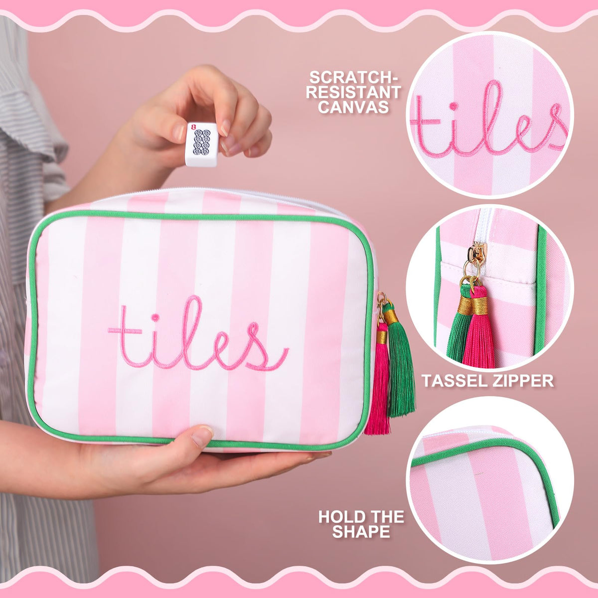 Sanwuta bag interior layout helps easy access and organization.