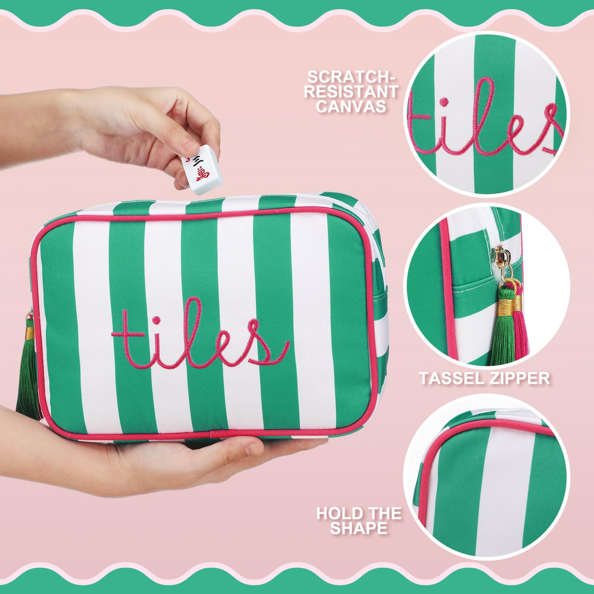 Sanwuta bag reinforced materials provide lasting protection during travel and games.