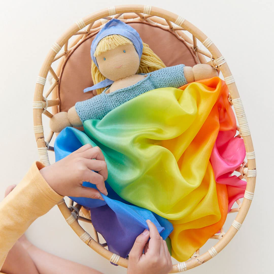 Sarah's Silks Enchanted Playsilk invites imaginative play and storytelling.