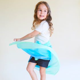 Sarah's Silks Enchanted Playsilks dress-up cape for creative costume moments and drama