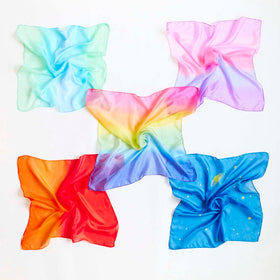 Sarah's Silks fire playsilk brings warm tones for bold stage-ready scenes.