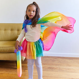 Sarah's Silks foam sword during imaginative play, 17-inch length for bright swings