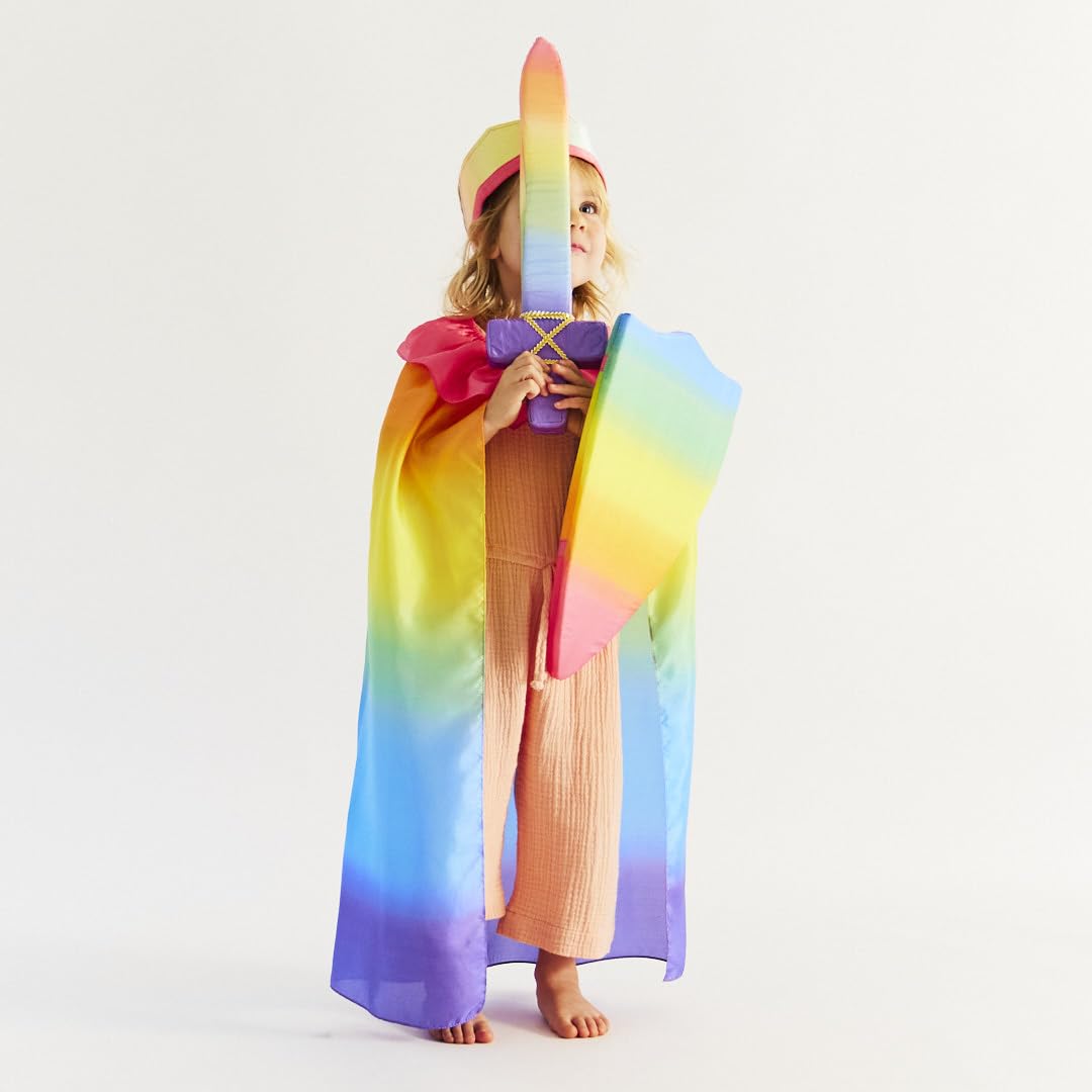 Sarah's Silks kid-friendly foam sword supports gentle, cooperative play