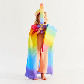 Sarah's Silks kid-friendly foam sword supports gentle, cooperative play