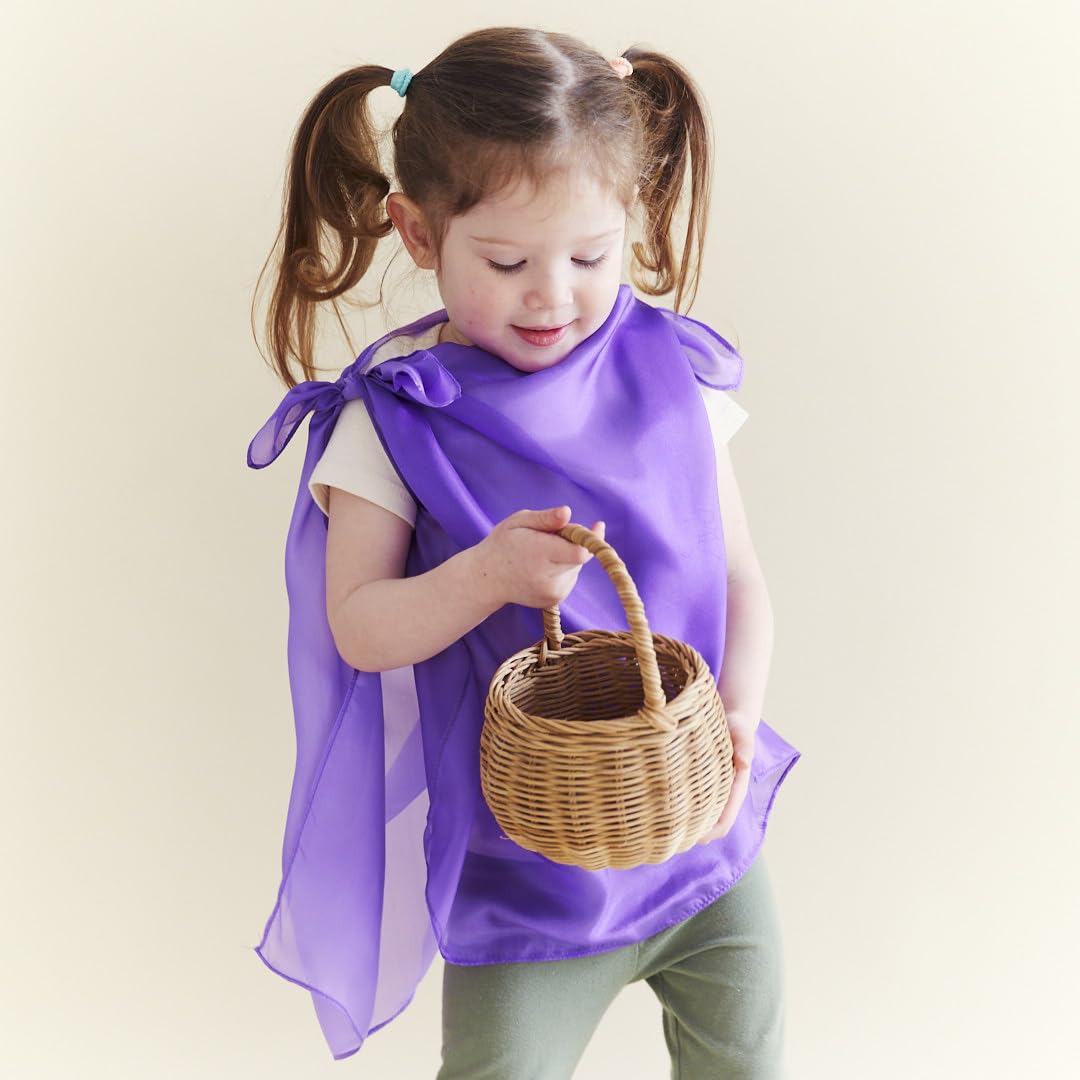 Sarah's Silks mini Playsilks blue color for calm storytelling