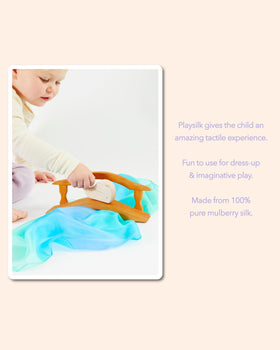 Sarah's Silks Sea dance prop adds color to everyday movement.