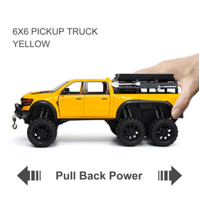 SASBSC 6X6 pickup yellow interior detail shows realistic styling