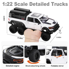 SASBSC white truck with lights and sound enhances pretend missions