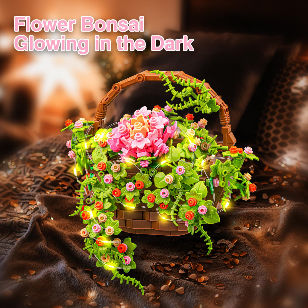 SATHIBI wall-hanging bonsai house adds stylish wall decor for any room.