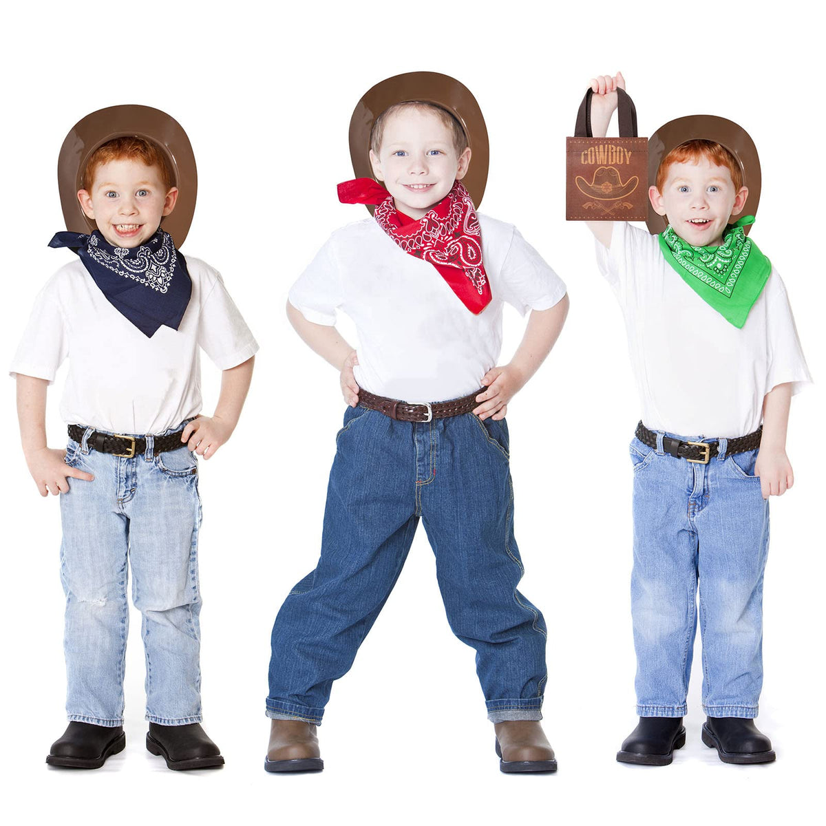 SATINIOR brown gift bags with hats, perfect party favors