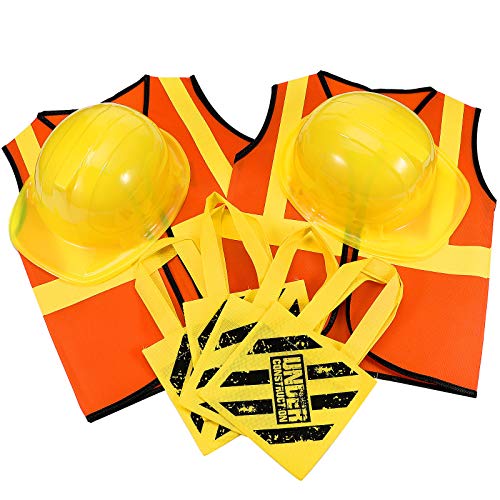SATINIOR construction costume detail, lifelike look sparks imaginative play.