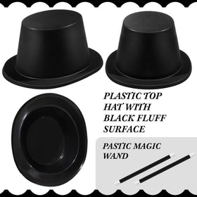 Satinior kids dress-up set display featuring hats and wands for party fun.