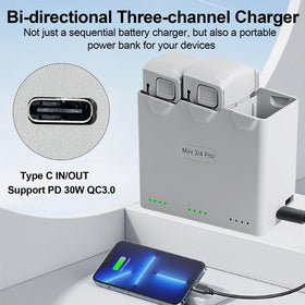 Satonaka 3-in-1 Charging Hub powers batteries and USB-C devices safely.