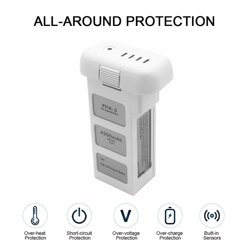 Satonaka Phantom 3 battery back view confirms compatibility with DJI models.