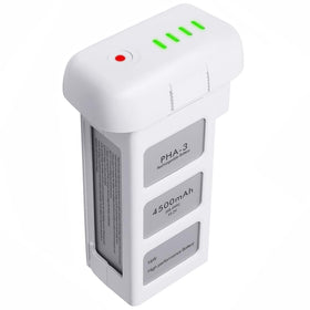 Satonaka Phantom 3 battery front view showing extended flight time potential.