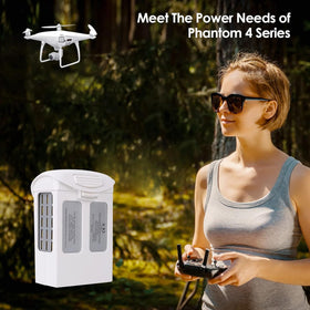 Satonaka Phantom 4 battery charging and ready-to-use after initial charge.