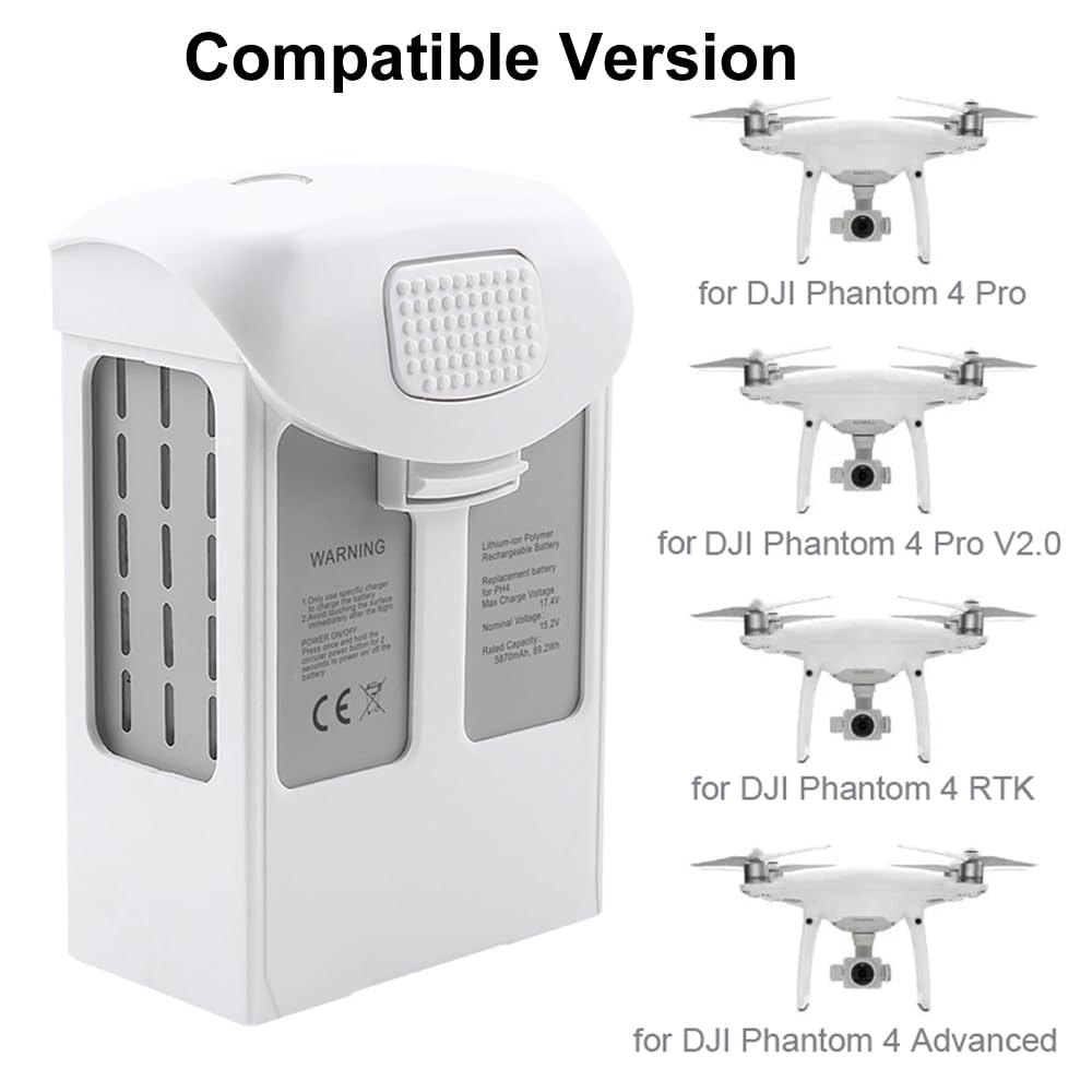 Satonaka Phantom 4 battery compatibility with DJI models for easy replacement.
