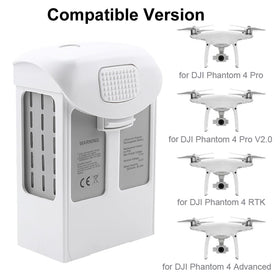 Satonaka Phantom 4 battery compatibility with DJI models for easy replacement.