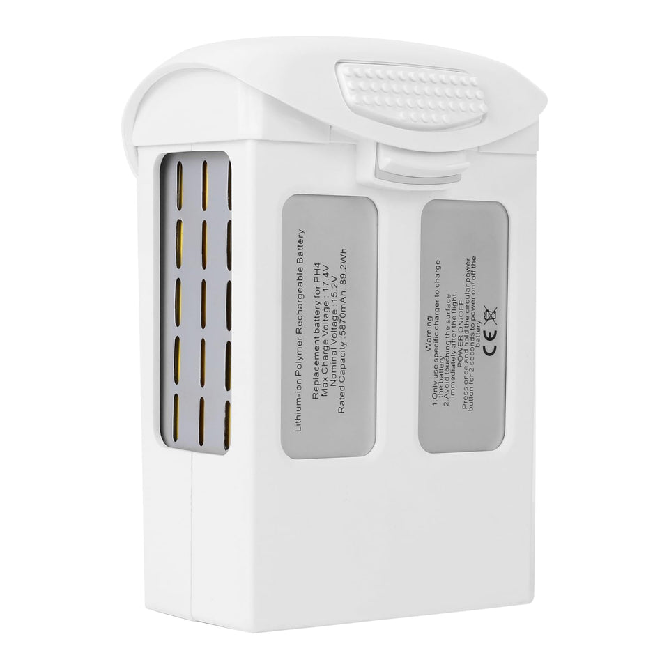 Satonaka Phantom 4 battery front view, showcasing design and power.