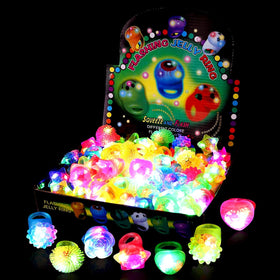 Sauyoza light up rings in green glow add festive flair to games