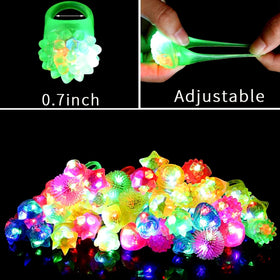 Sauyoza light up rings in pink glow spark birthday gift moments