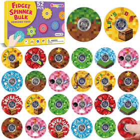 Sauyoza pixel spinner pack for parties and gifts
