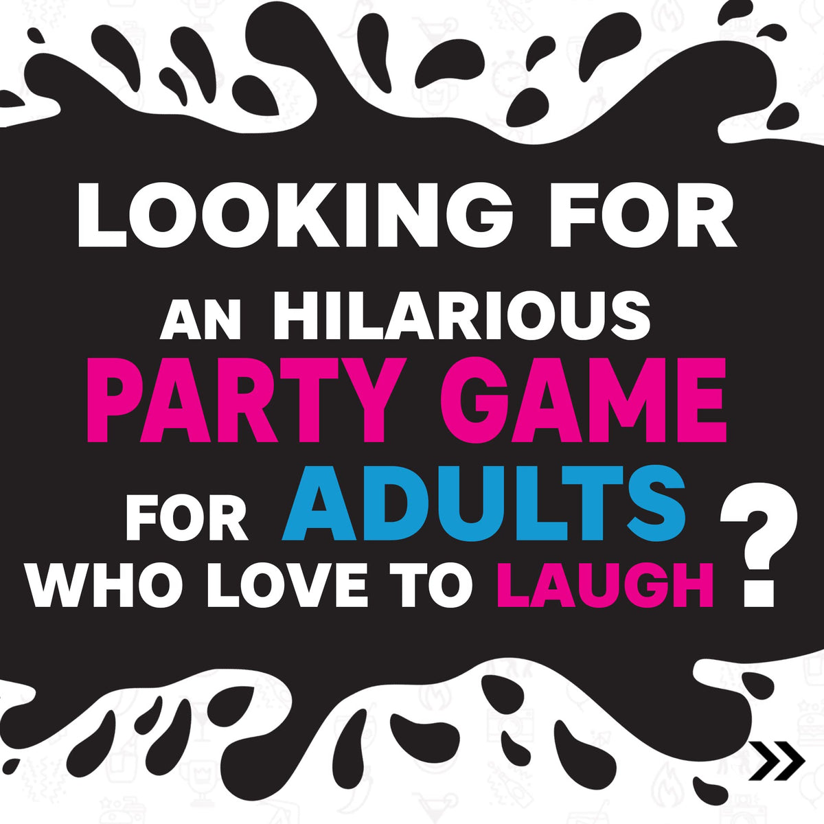 SAVANA Give Me 3 players laughing around a table during game night.