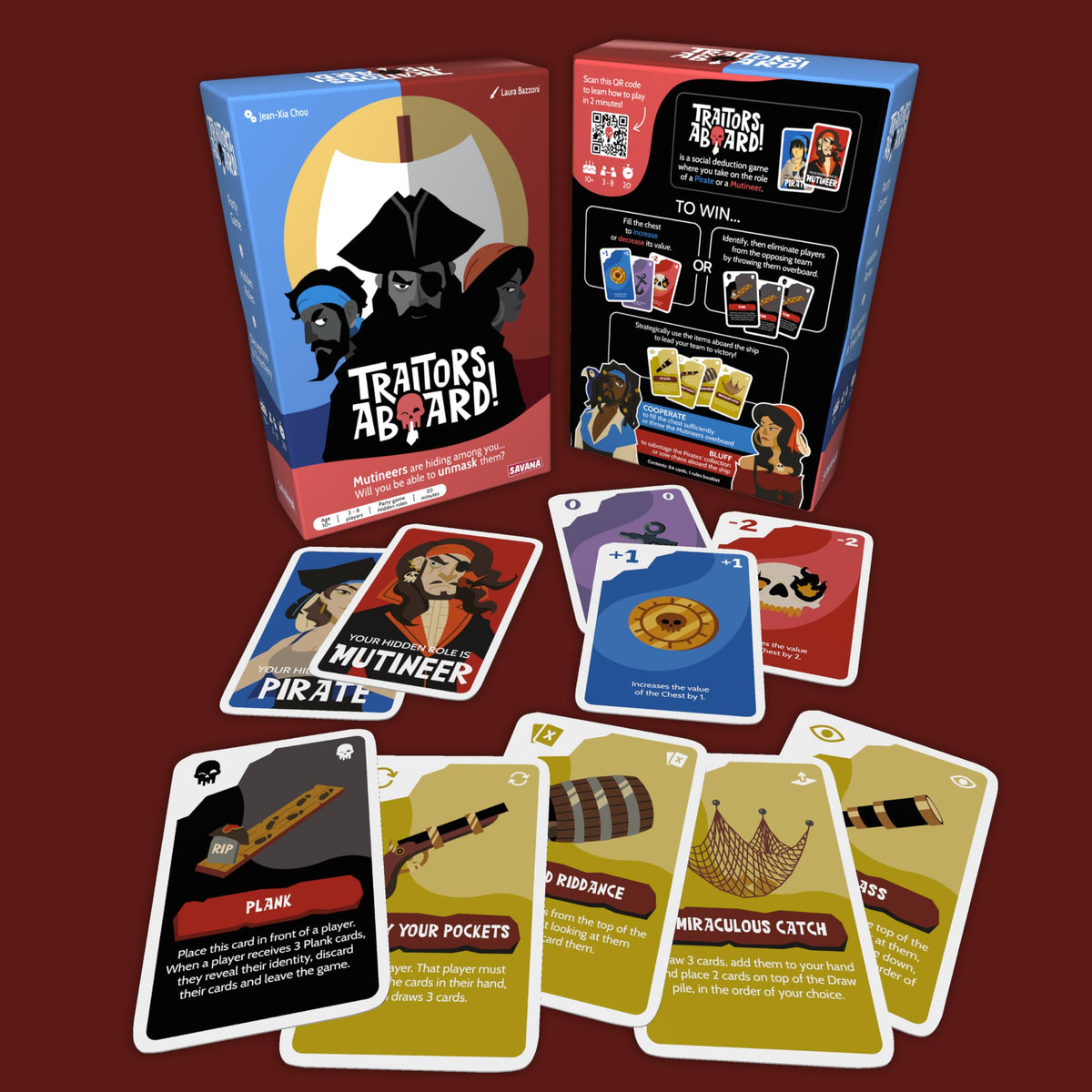 SAVANA Traitors Aboard family-friendly image appeals to kids and adults.