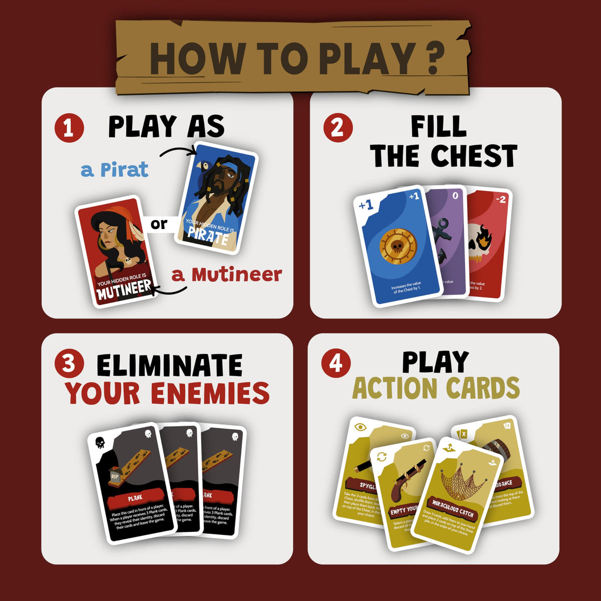 SAVANA Traitors Aboard treasure chest image emphasizes goal and suspense.