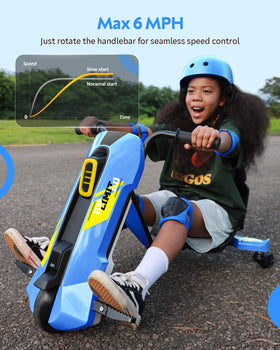 SaveJoy kart offers engine sounds and LED lights for immersion.