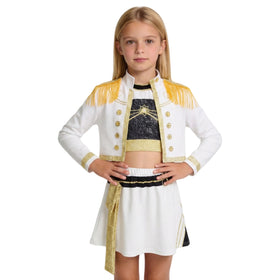 SAVITO Pop Idol Costume jacket for kids with bold stage-ready style