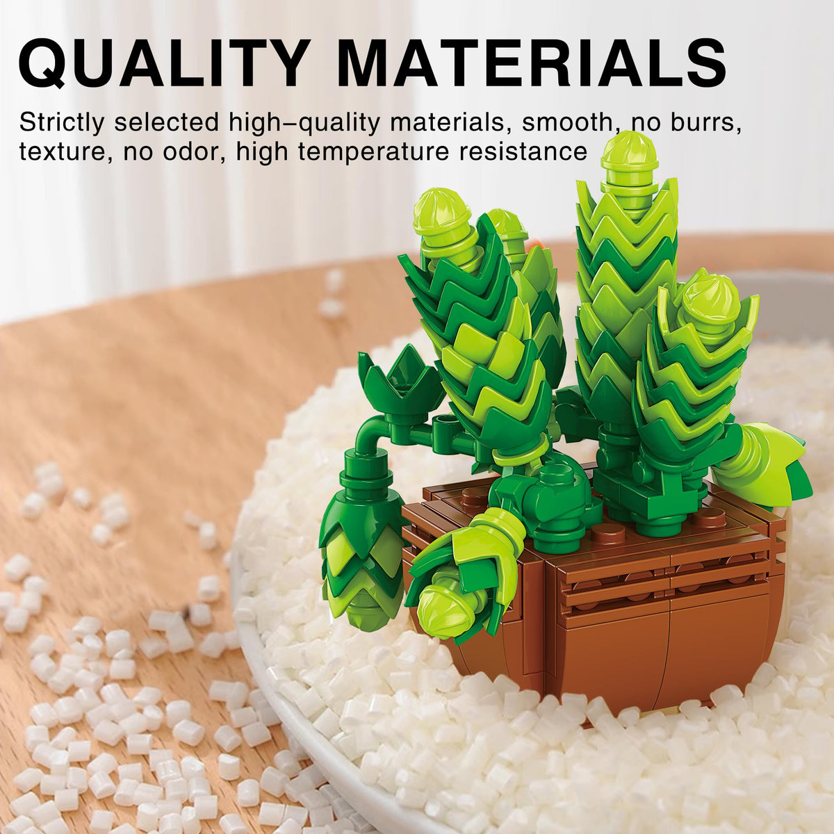 Sawaruita building flowers stay bright without care, ideal for long-lasting decor.