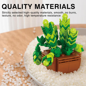 Sawaruita building flowers stay bright without care, ideal for long-lasting decor.