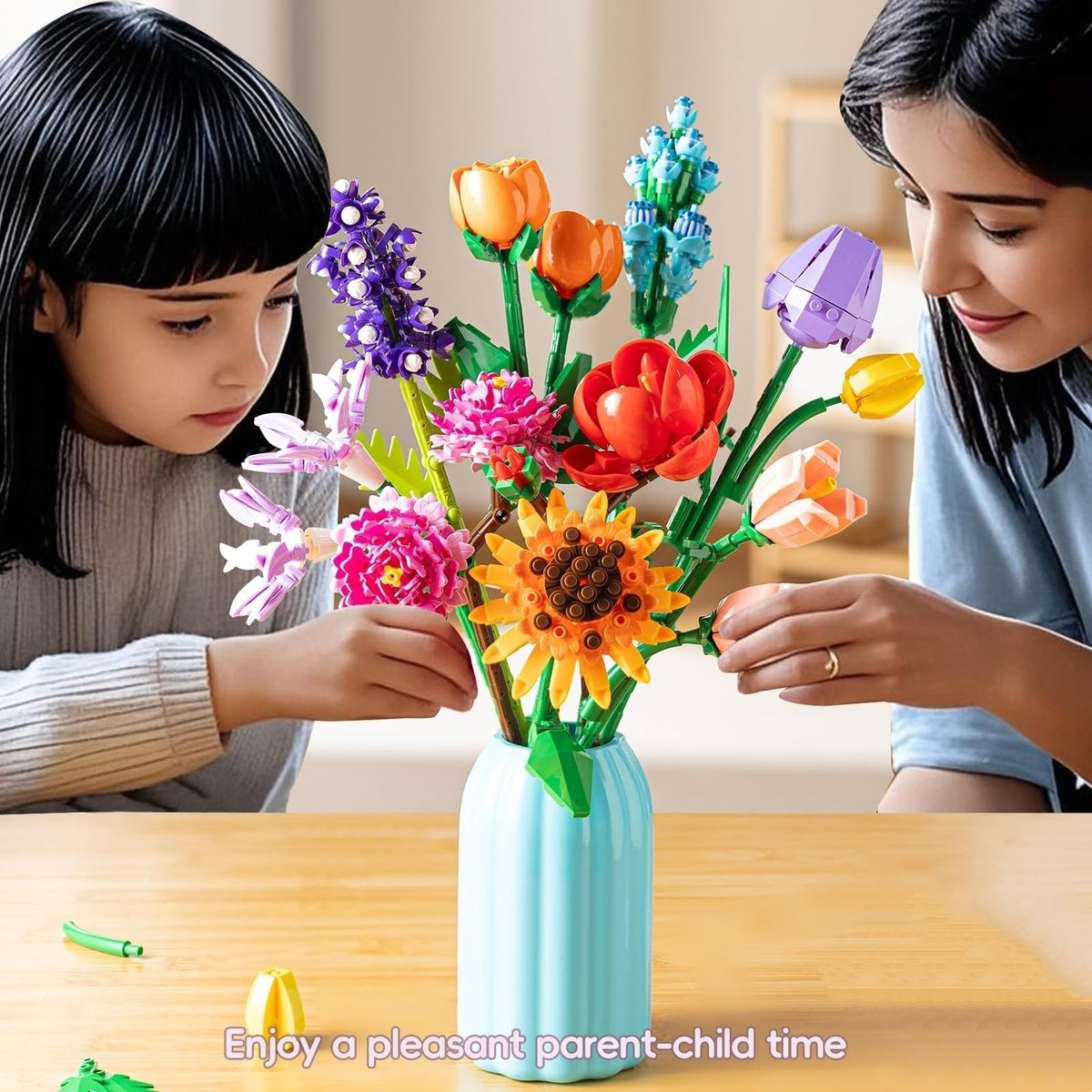 Sawaruita vase presentation: elegant vase-ready arrangement brightens living spaces