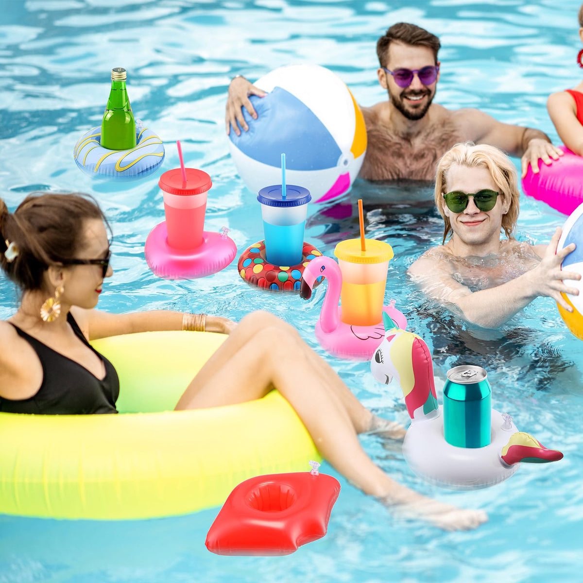 Sawysine air hand pump for pool floats speeds inflation and deflation.