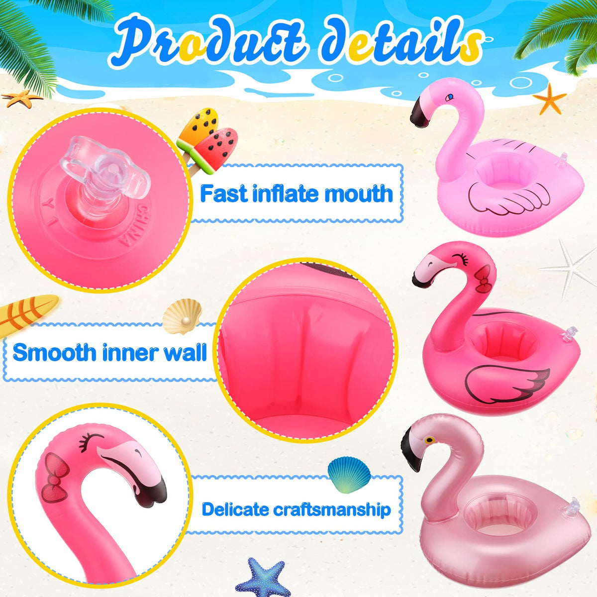 Sawysine cactus pool float cup holder adds playful style while stabilizing beverages.