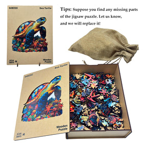 SAWZOO 200-piece puzzle ideal for teens and adults.
