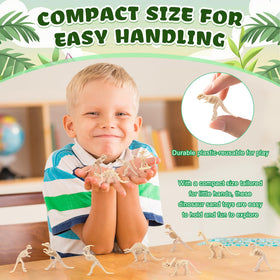 SAYAYA mini dinosaur figures sized 1.5 to 3 inches for hands-on exploration.