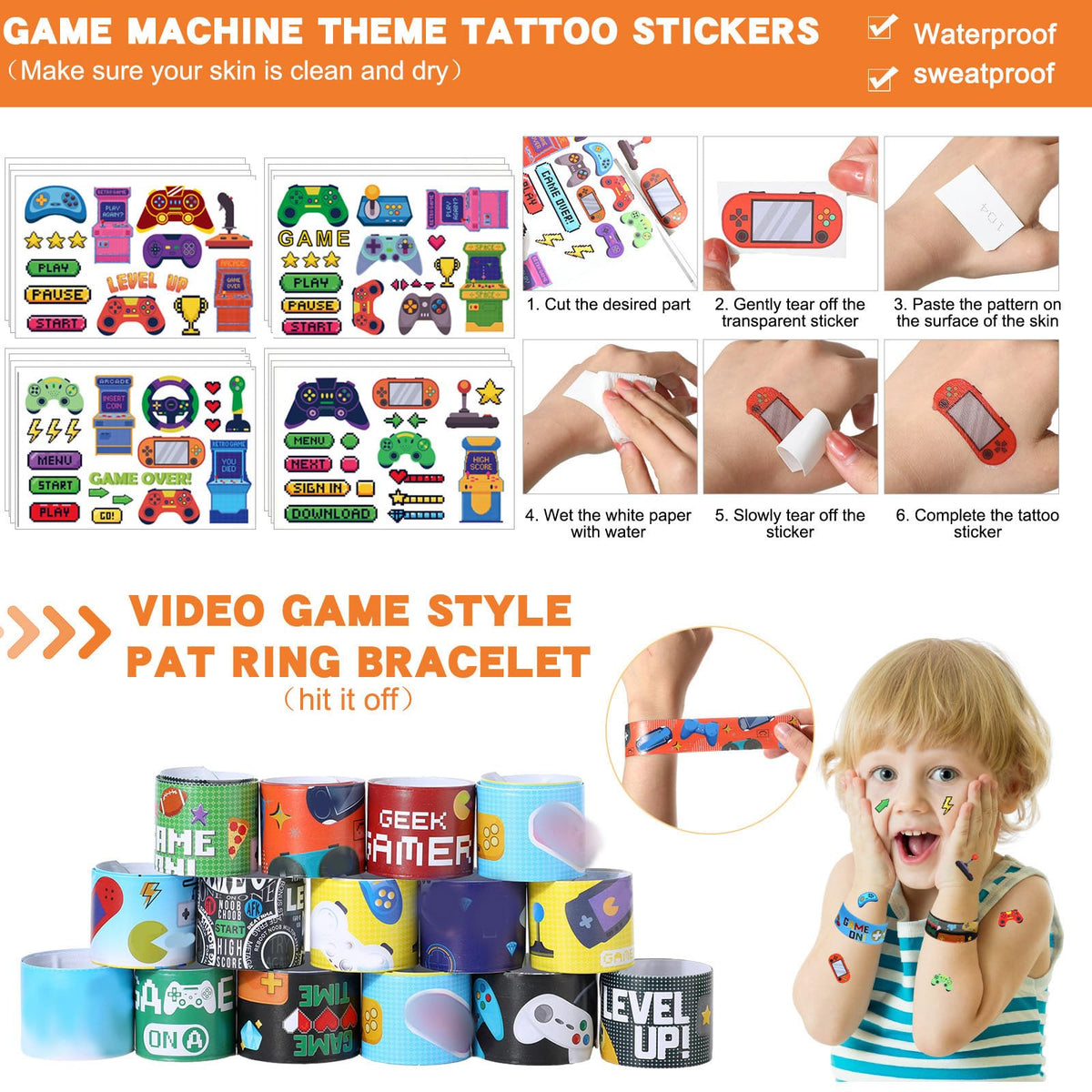 Sayglossy OPP bags provide secure party favor packaging.