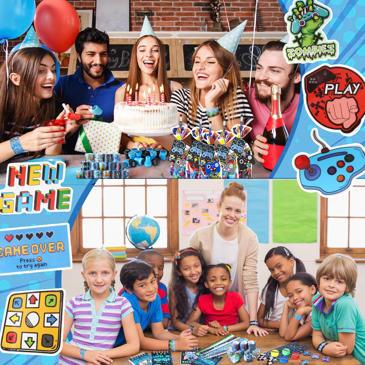 Sayglossy slap bracelets add interactive flair and easy keepsake gifts.