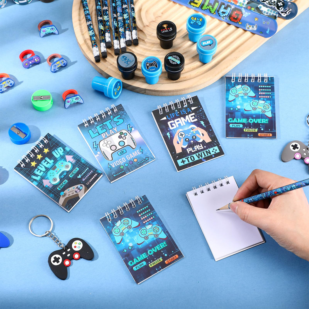 Sayglossy gaming stickers enhance decor and serve as fun rewards for attendees.