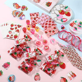 Sayglossy strawberry party favors slap bracelets provide interactive fun for kids