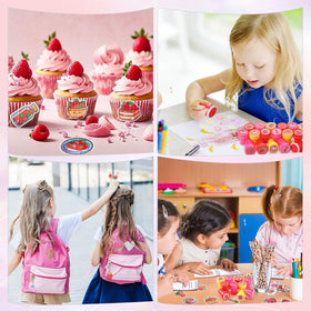 Sayglossy strawberry party favors tattoos add playful flair to party activities