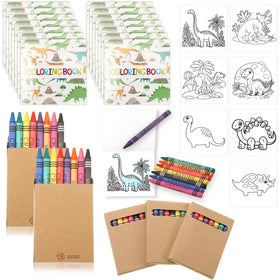 Saypacck dinosaur coloring books 30-pack for party favors and creative activity