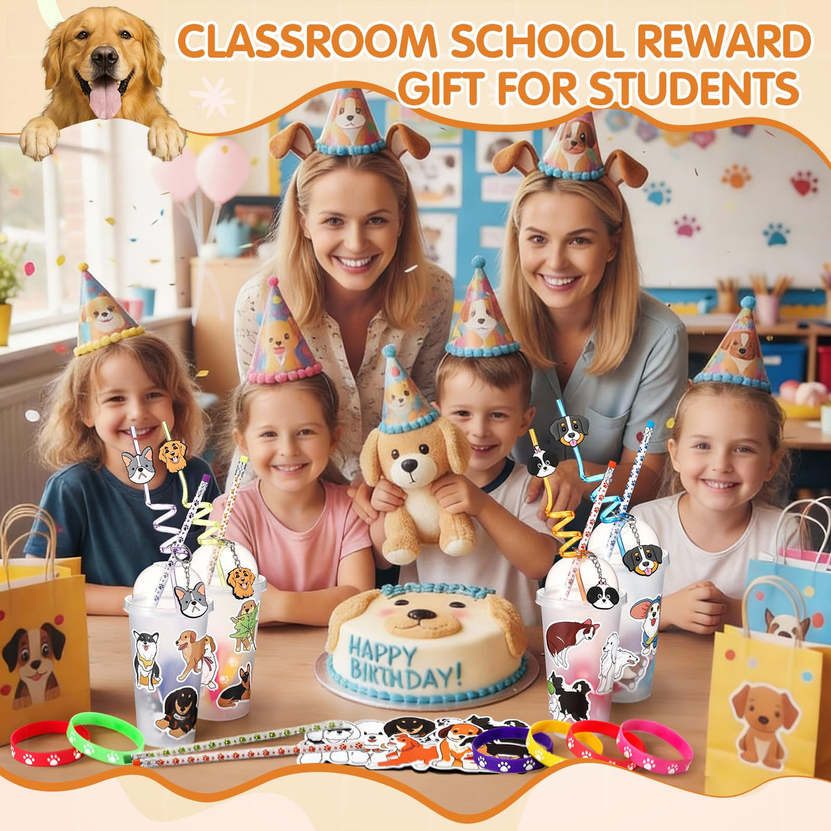 Saypacck dog-themed pencils offer practical keepsakes