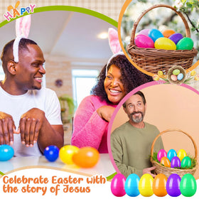 Saypacck multi-colored Easter eggs set for festive décor and crafts.