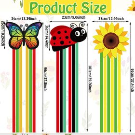 Saysurey butterfly wind sock adds color and breeze-driven motion.