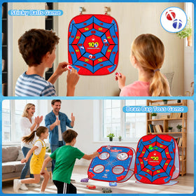 Scarmat spider bean bag toss durability with reinforced stitching for safe play.